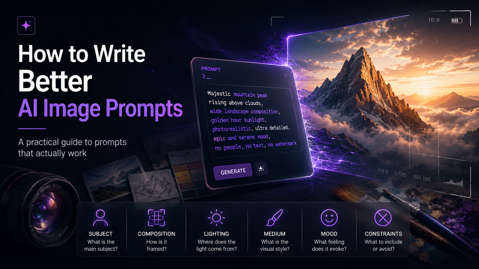 How to Write AI Image Prompts: The Complete Guide