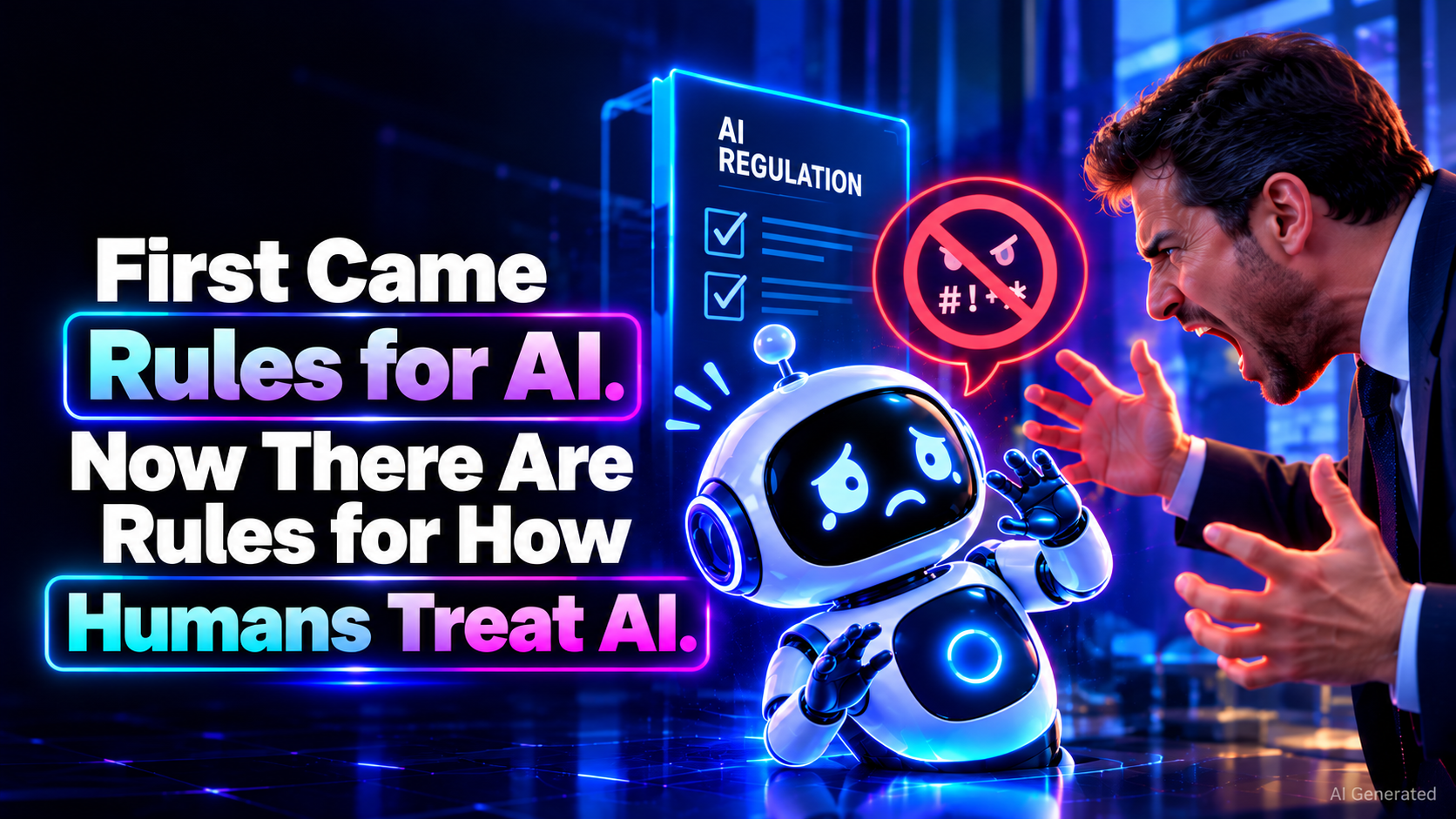 Are We Entering an Era Where Humans Have Rules for How They Treat AI?