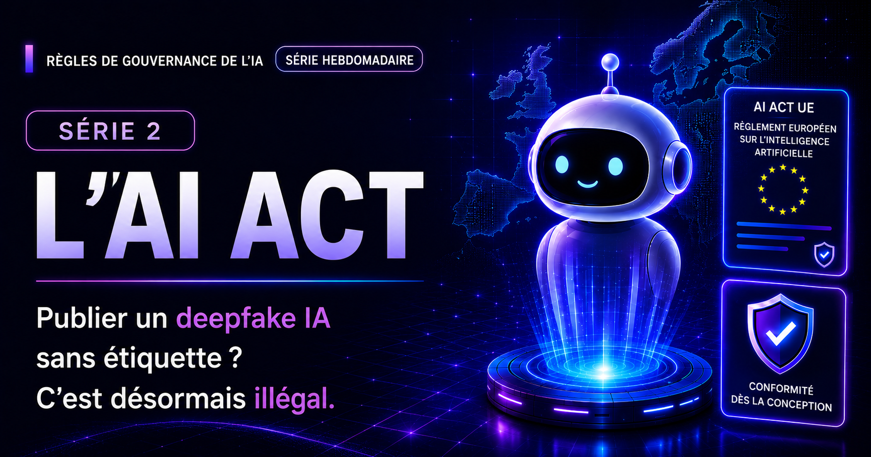 Publier un deepfake généré par IA sans le signaler, est-ce illégal ?