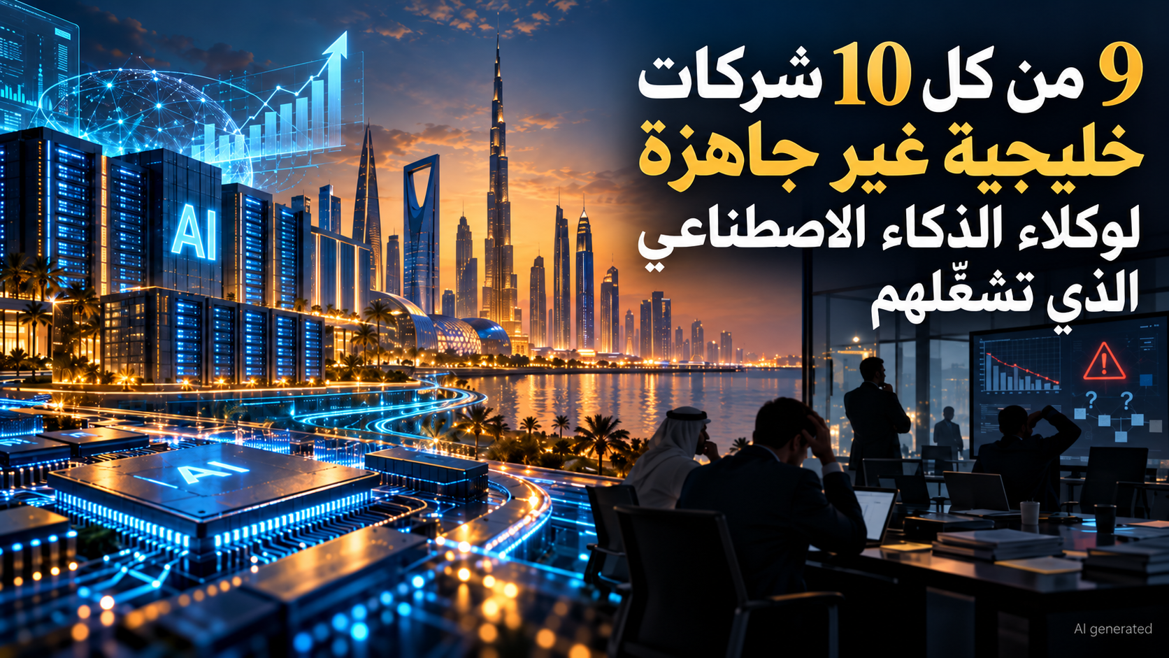 الخليج يراهن بتريليون دولار على الذكاء الاصطناعي، لكن معظم شركاته غير جاهزة