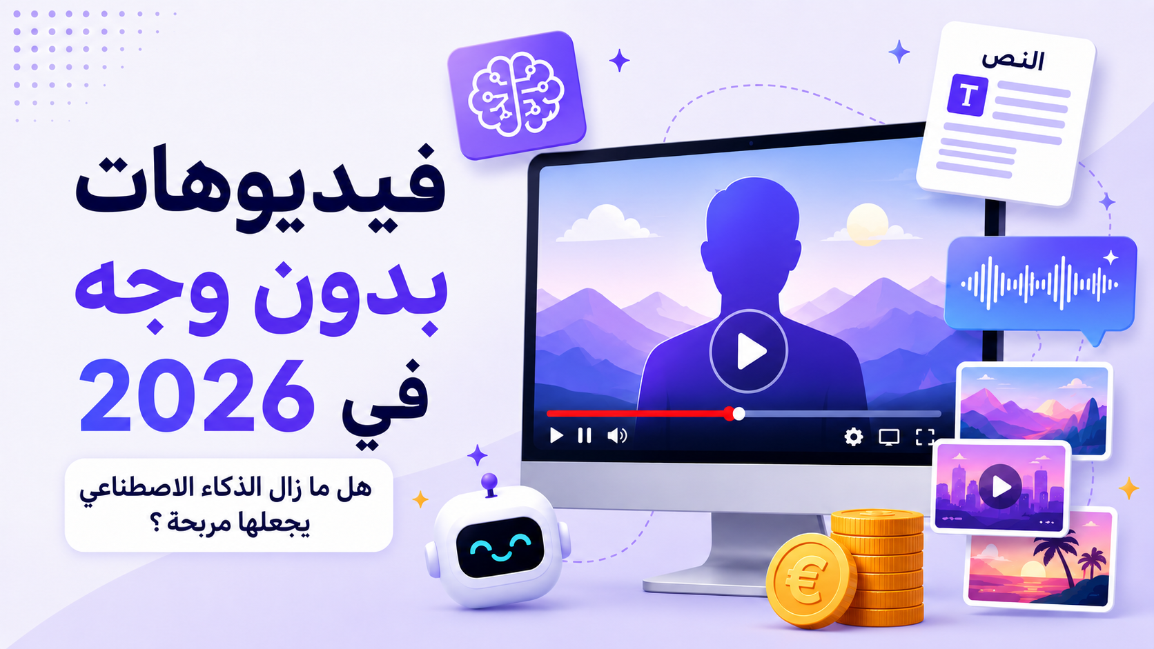 كيف تصنع فيديوهات بلا وجه (Faceless Videos) تربح فعلًا