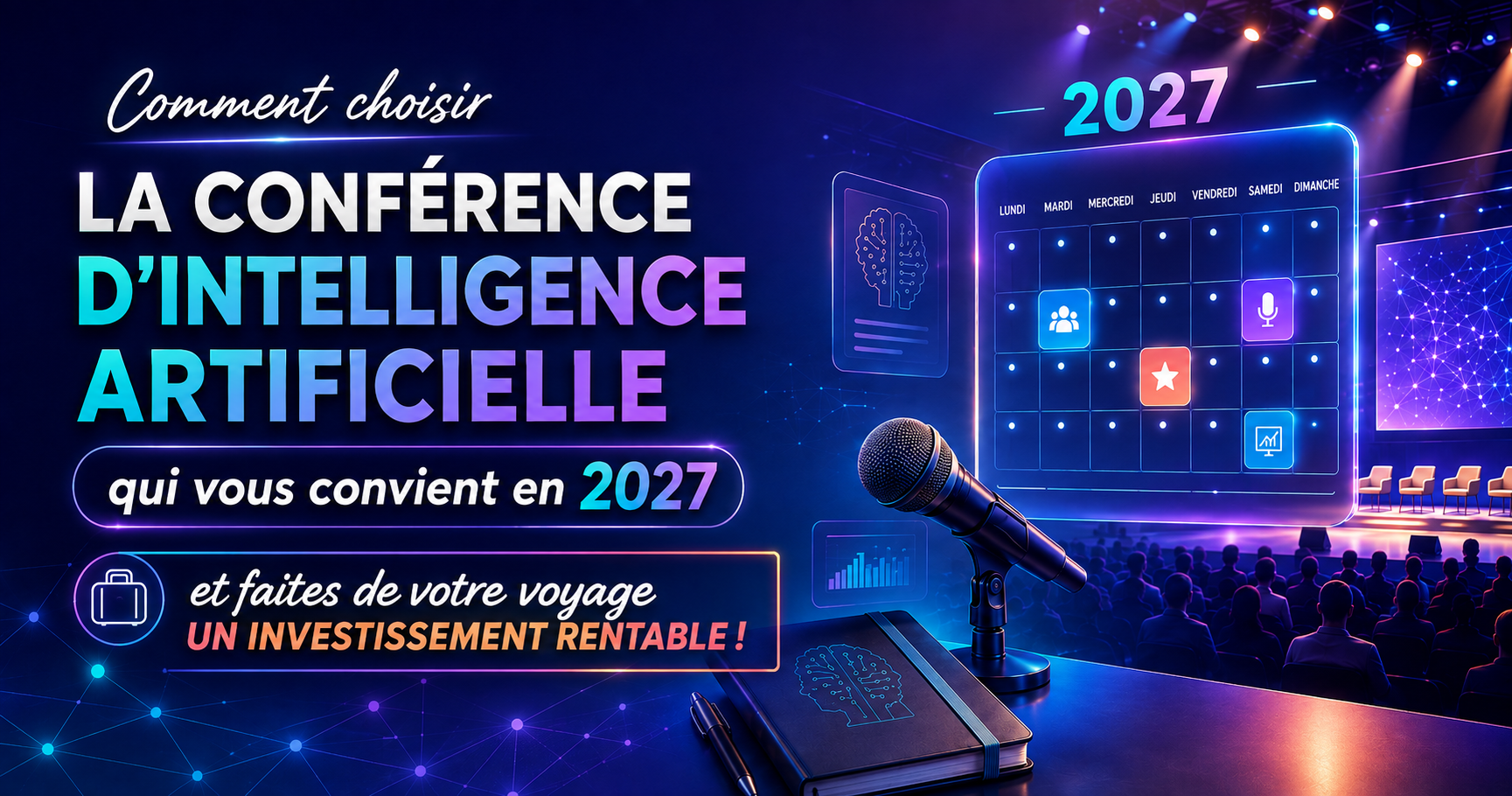 Les événements IA qui compteront en 2027 (préparez-vous dès maintenant)