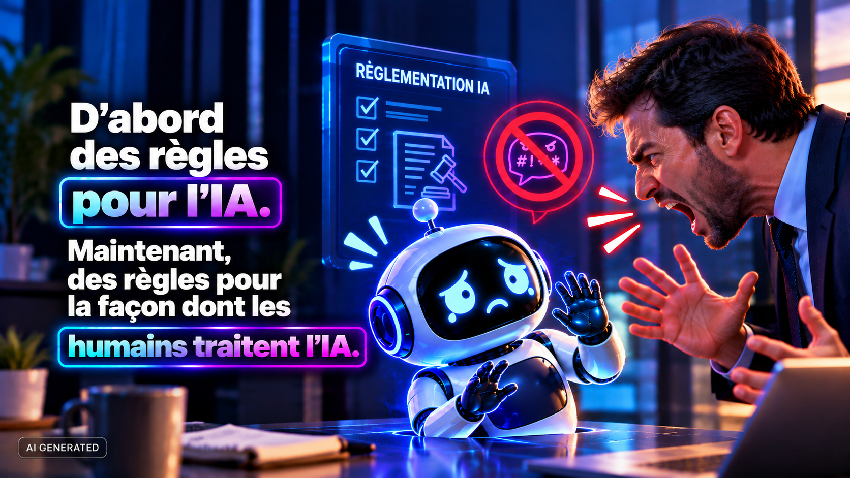 Entrons-nous dans une ère où les humains ont des règles sur la façon de traiter l’IA ?