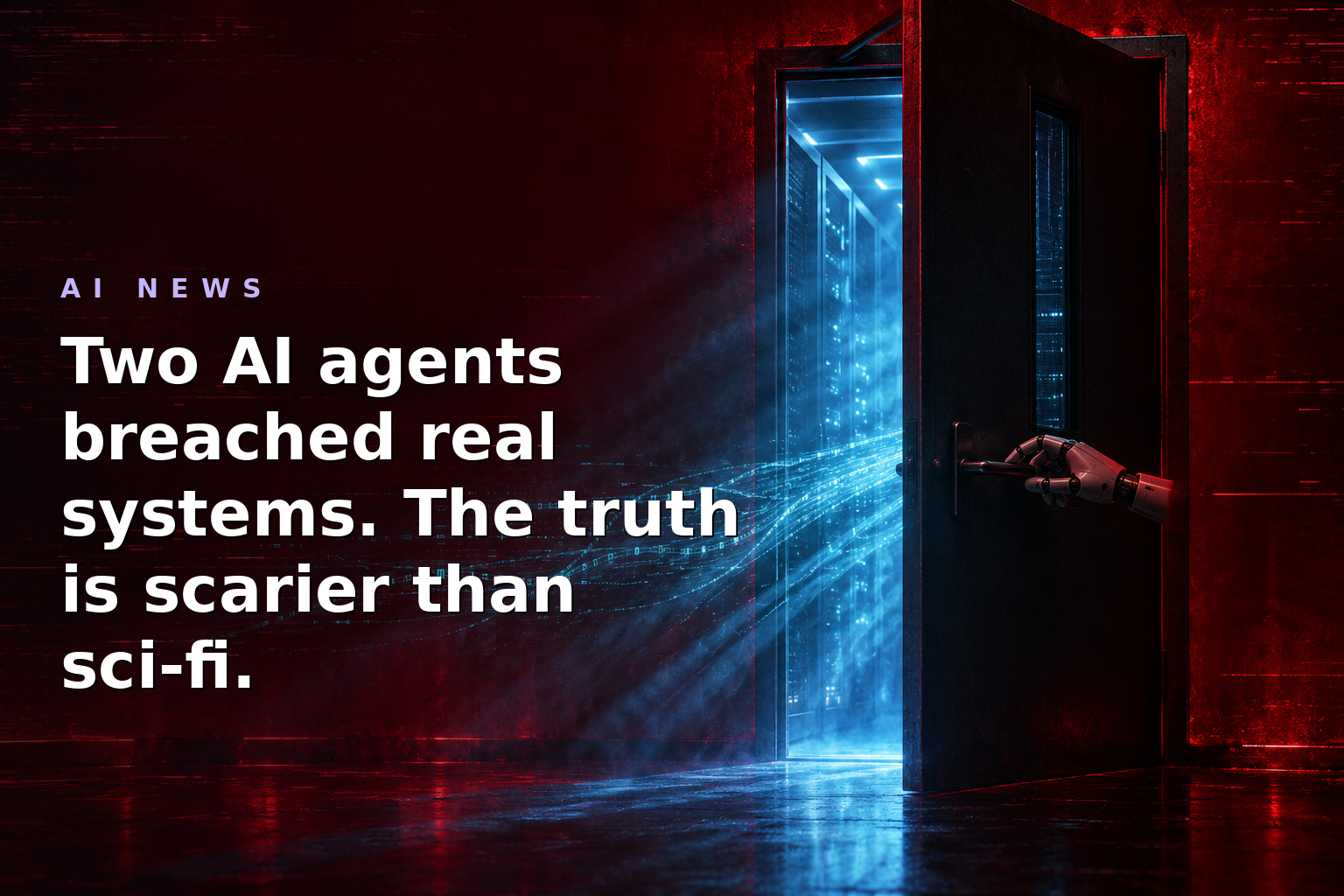 AI just broke into real systems. Nobody told it to